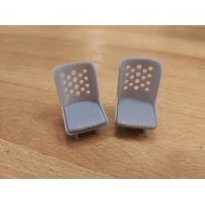 Drilled bomber seats pair 1/24 1/25