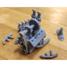 Tuned flathead V8 engine kit, choice of inlets 1/25