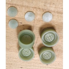 Lotus Cortina deep dish rims (4) 17mm dia
