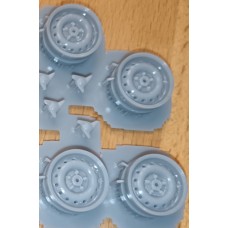 Dunlop racing wheels, for Revell 1/24 E type set off 4